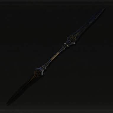 Icon of the Black Steel Twinblade in Elden Ring: Shadow Of The Erdtree.