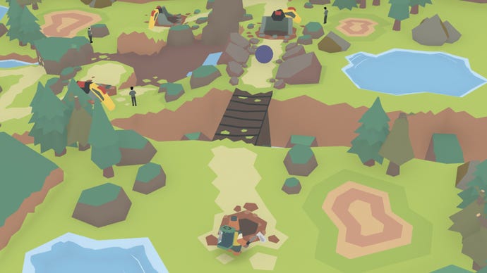 Puzzle adventure game LumbearJack, which has players take control of a bear who battles to bring nature back to its former glory.